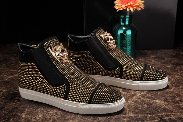 PhiliPP Plein High-Top Fashion Men Shoes--057